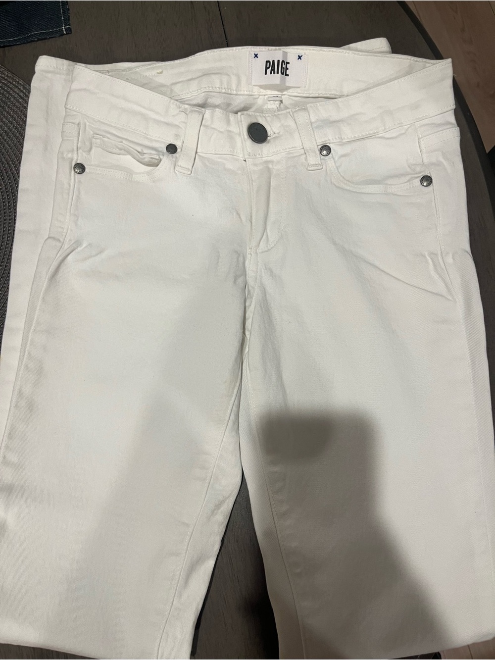 PAIGE Skinny White Jeans